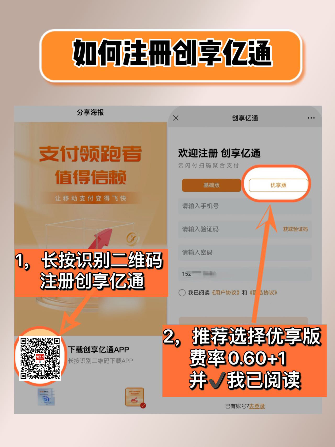 创亿通云闪付APP扫码聚合无卡支付